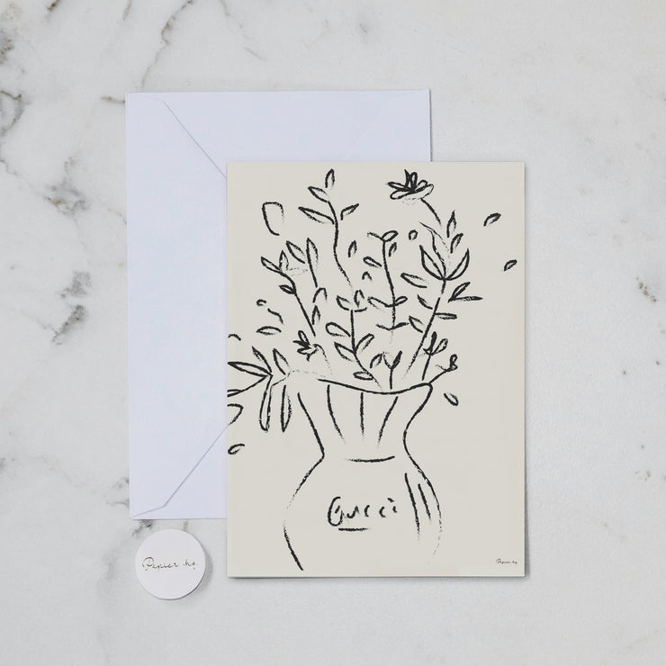 Greeting card - Gucci flowers